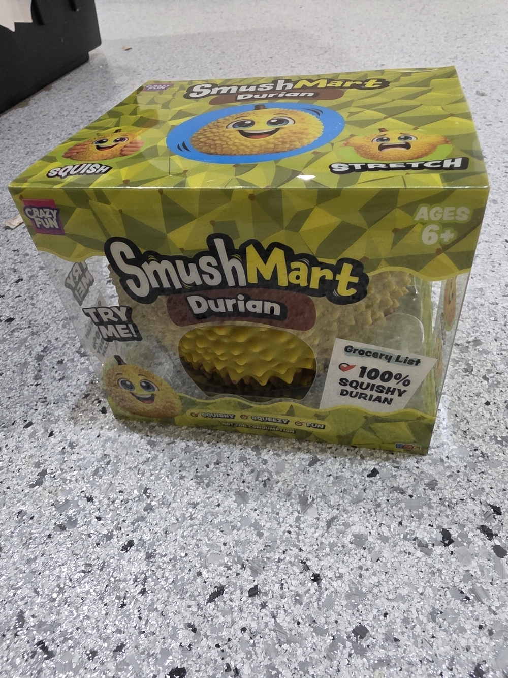 SmushMart Durian Squishy Stress Ball Sensory Fidget Toy Crazy Fun
